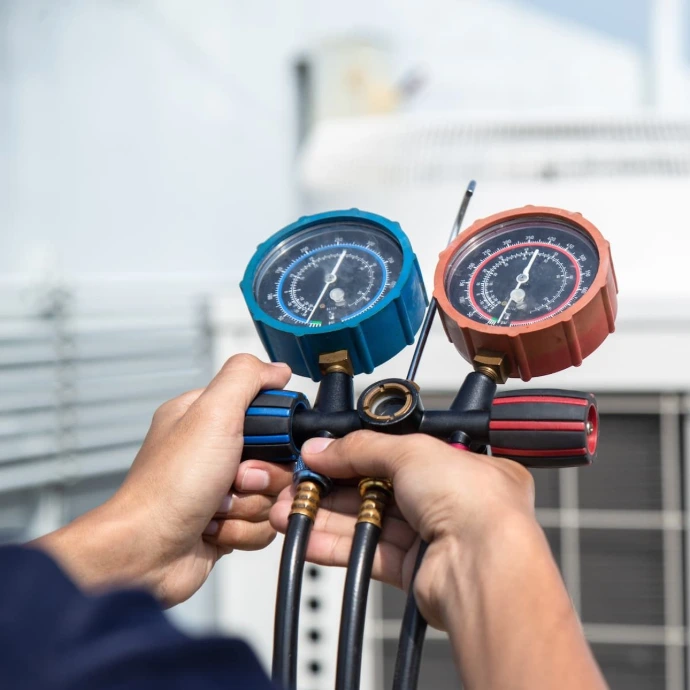 ac gas refilling machine 